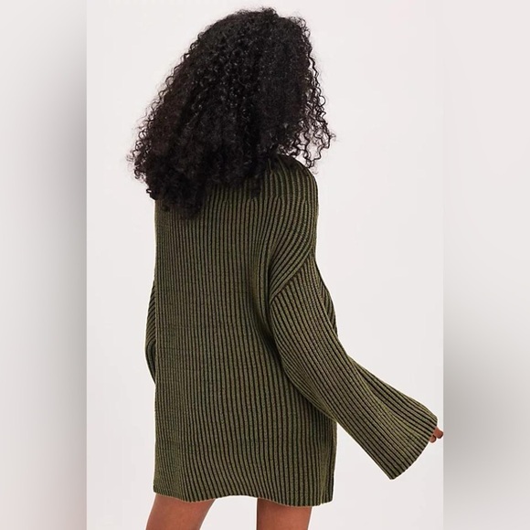 FREE PEOPLE Charlotte Green Tunic XS - Picture 3 of 9